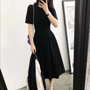 Semi formal Business Casual Black Dress